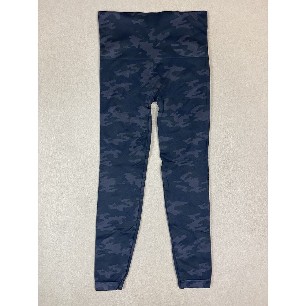 Spanx Pants Womens L‎ Multicolor Camo Athletic Stretch Seamless Ankle Legging